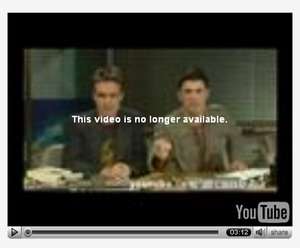 Uno dei video rimossi