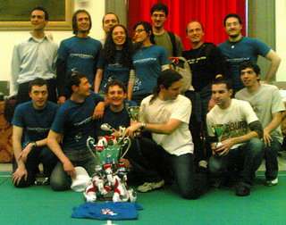 Il team dei vincitori