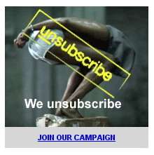 Il banner della campagna