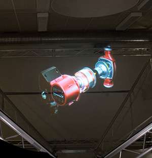 Un esempio degli ologrammi Vizoo