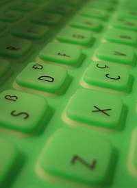 La tastiera verde di XO