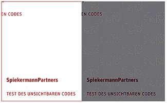 La stampa editata per porre in evidenza i puntini gialli