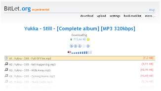 L'interfaccia di westream su BitLet.org
