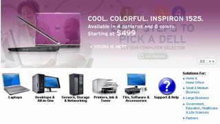 La home page di Dell