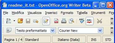 OpenOffice Write 3.0