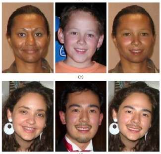 un esempio di face swapping