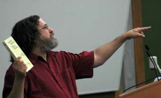 Richard Stallman tiene una lezione universitaria