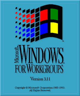La splash screen di Windows 3.11