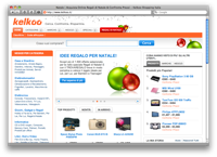 La homepage di Kelkoo