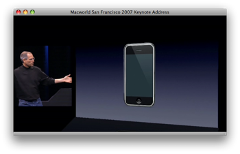 Steve Jobs al Macworld 2007