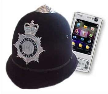 polizia e smartphone