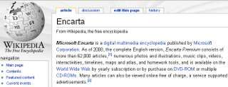 Encarta su Wikipedia