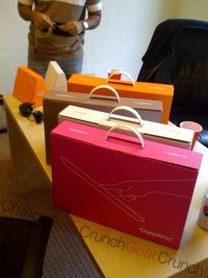 Le confezioni del CrunchPad