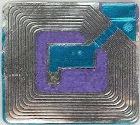Blue and Purple RFID tag - midnightcomm