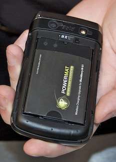 un prototipo di batteria con tecnologia Powermat integrata