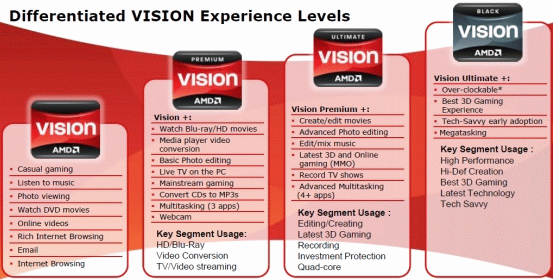Vision Experience Levels