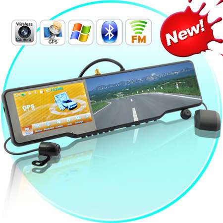 Complete Car Bluetooth Rearview Mirror Kit