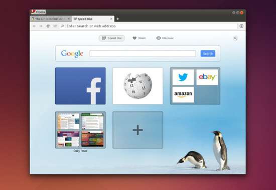 Opera 24 Linux