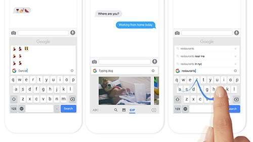 Gboard integra i servizi search di Google nella tastiera virtuale di iPhone