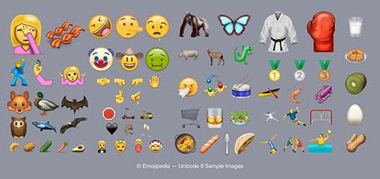 Ecco le 72 nuove emoji dell'Unicode 9.0