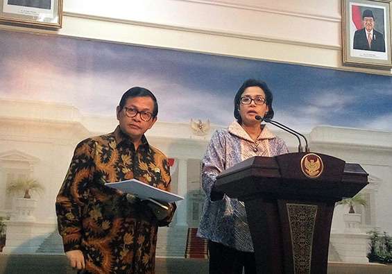 Presidente e Ministro delle Finanze dell'Indonesia