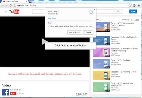 ImageGate: il ransomware per Facebook si cela nelle immagini Falsa pagina Youtube