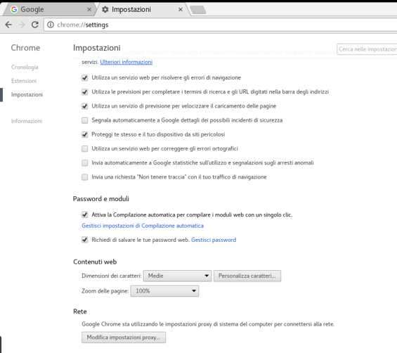 Browers: la funzione di autocompletamento del profilo potrebbe veicolare un attacco phishing Chrome