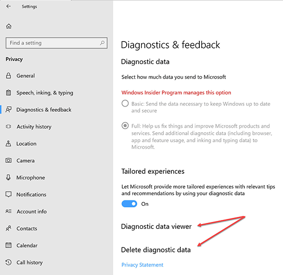 Windows 10, più controlli sulla privacy Windows 10