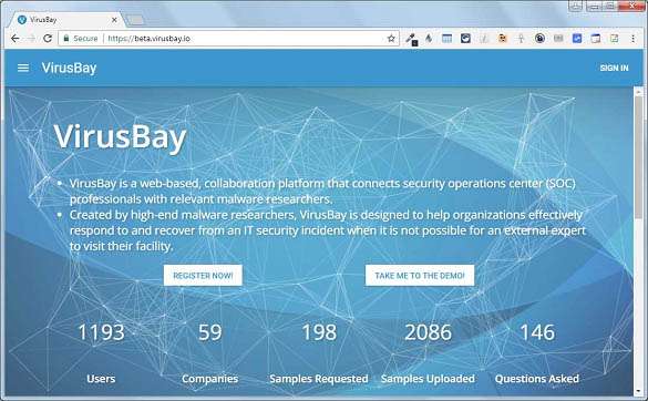 VirusBay, la community per condividere e discutere malware