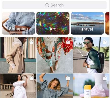 Instagram introduce la nuova sezione Shopping all'interno di Esplora