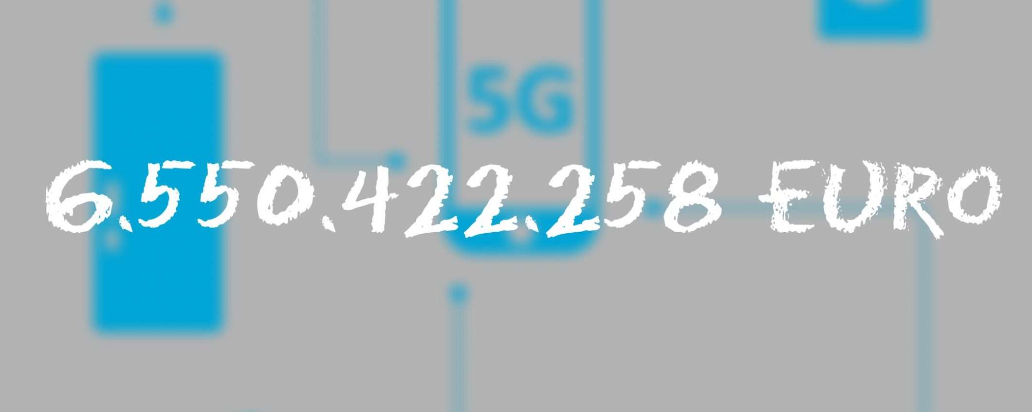 Le frequenze per il 5G valgono 6,55 miliardi