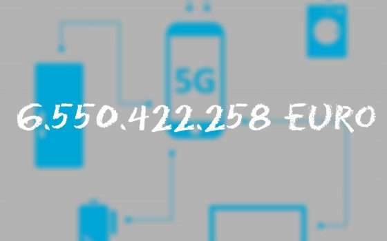 Le frequenze per il 5G valgono 6,55 miliardi