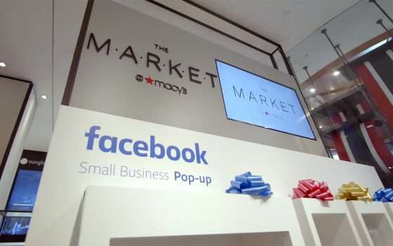 Facebook: un pop-up store oggi, un negozio domani