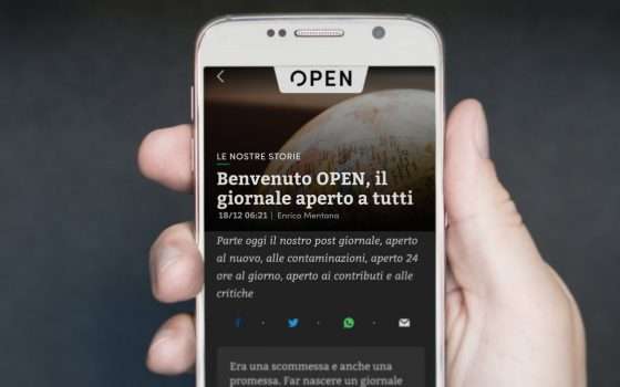 Open è online: benvenuto, Open!