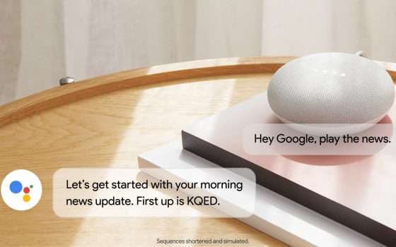 Google, l'informazione è vocale e arriva da Home