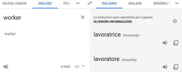 Google traduttore
