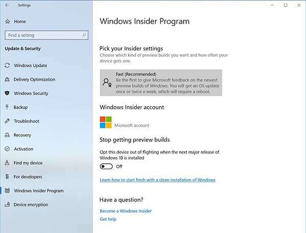 Windows 10 19H1, build 18317