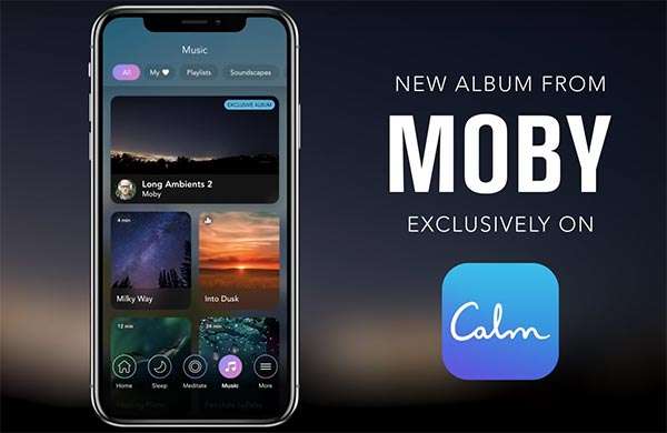 Long Ambients 2, il nuovo album di Moby, è un'esclusiva dell'applicazione Calm