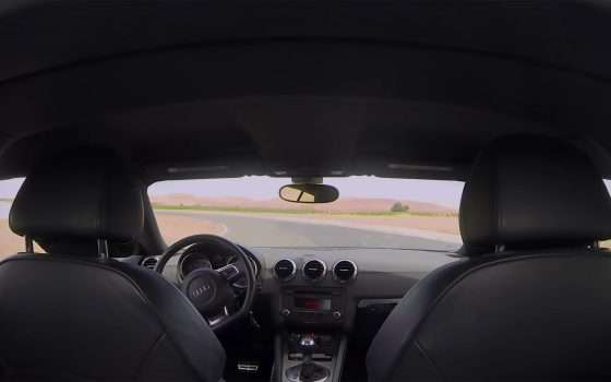 Guida autonoma: una self-driving car in pista