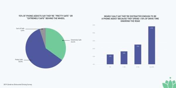 Telefono in auto, statistiche