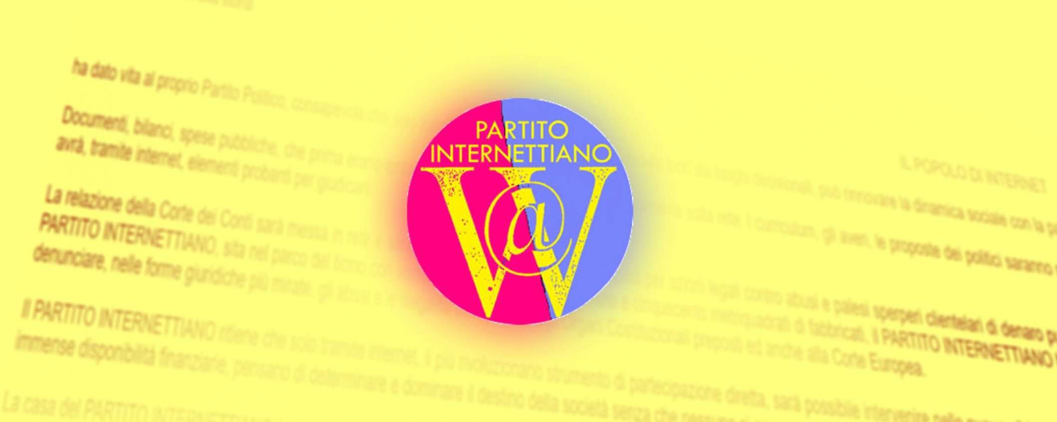 Il Partito Internettiano alle Elezioni Europee