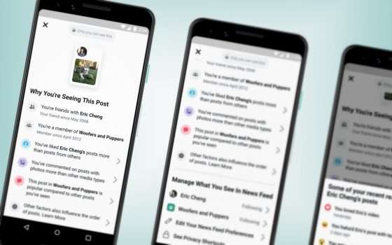 Facebook: perché sto vedendo questo post?