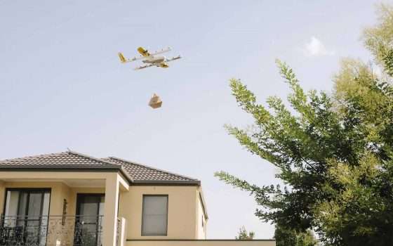 Wing, in Australia la consegna arriva con un drone