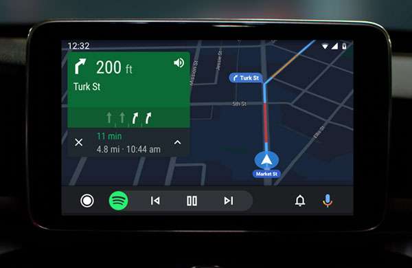 Il nuovo look di Android Auto