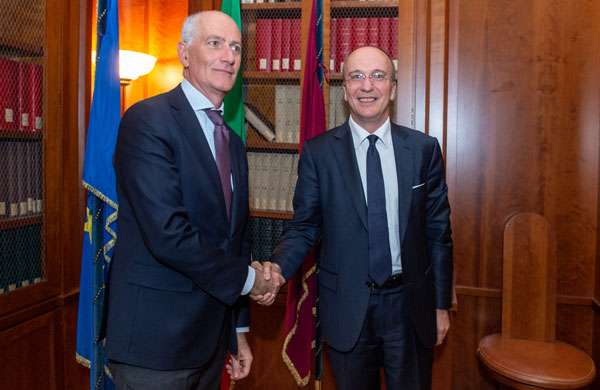 Franco Gabrielli (Polizia di Stato) e Agostino Santoni (Cisco)