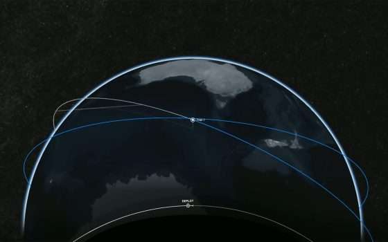 SpaceX Starlink: satelliti in formazione nel cielo