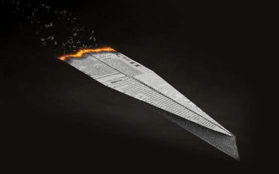 La notizia era un falso, online come offline