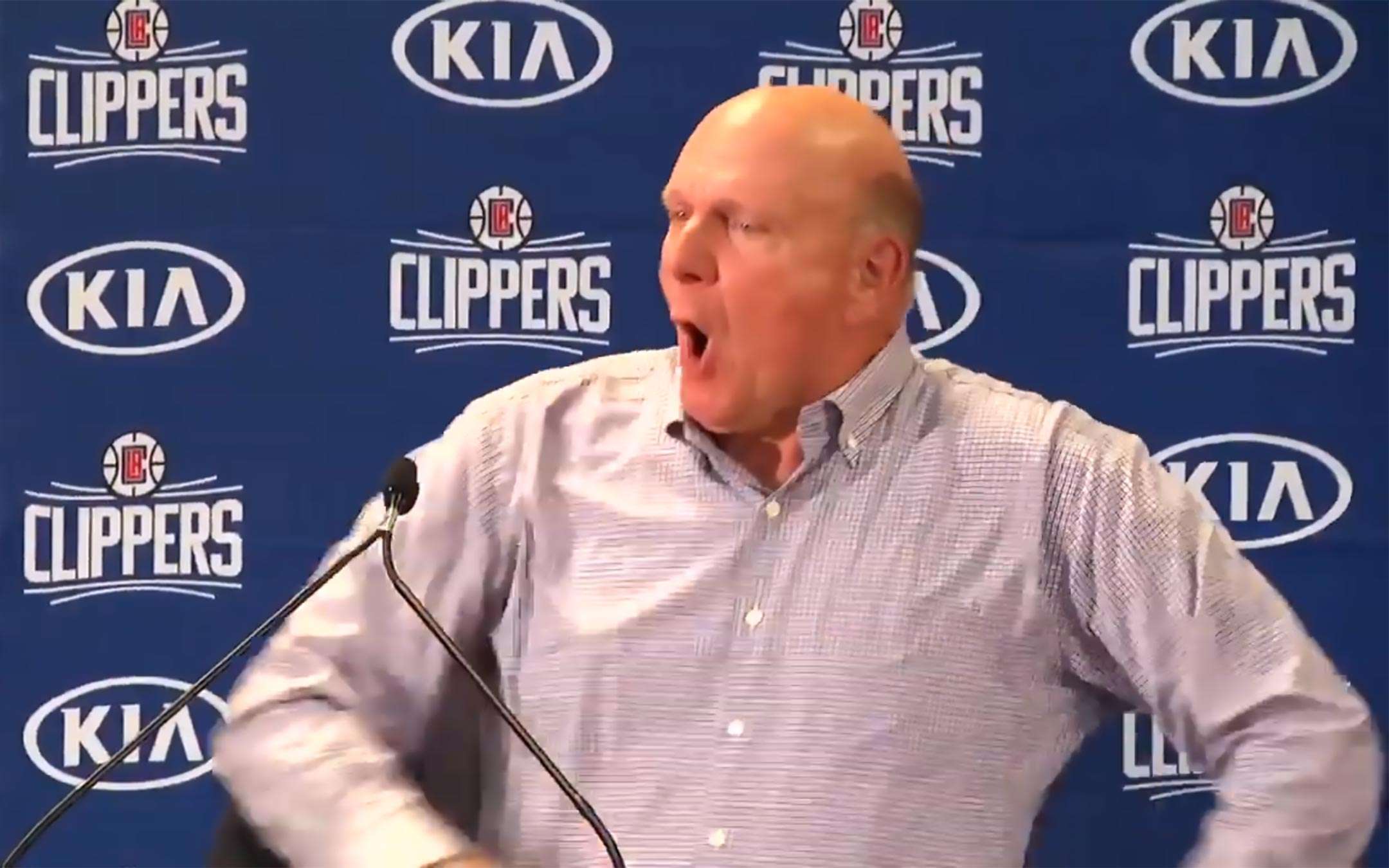 Steve Ballmer at the basket: best NBA owner