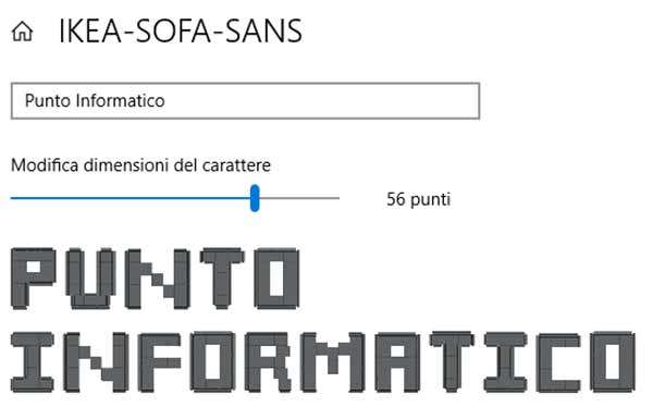 Soffa Sans, il font di IKEA