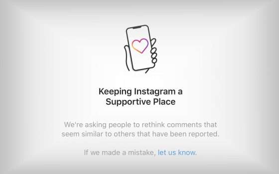 Instagram, nuovi strumenti contro il bullismo